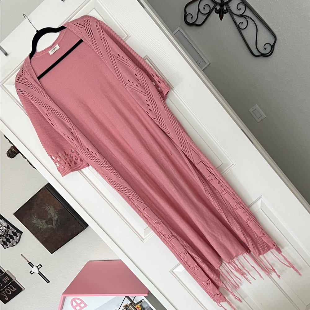 Umgee Rose Knit Sweater